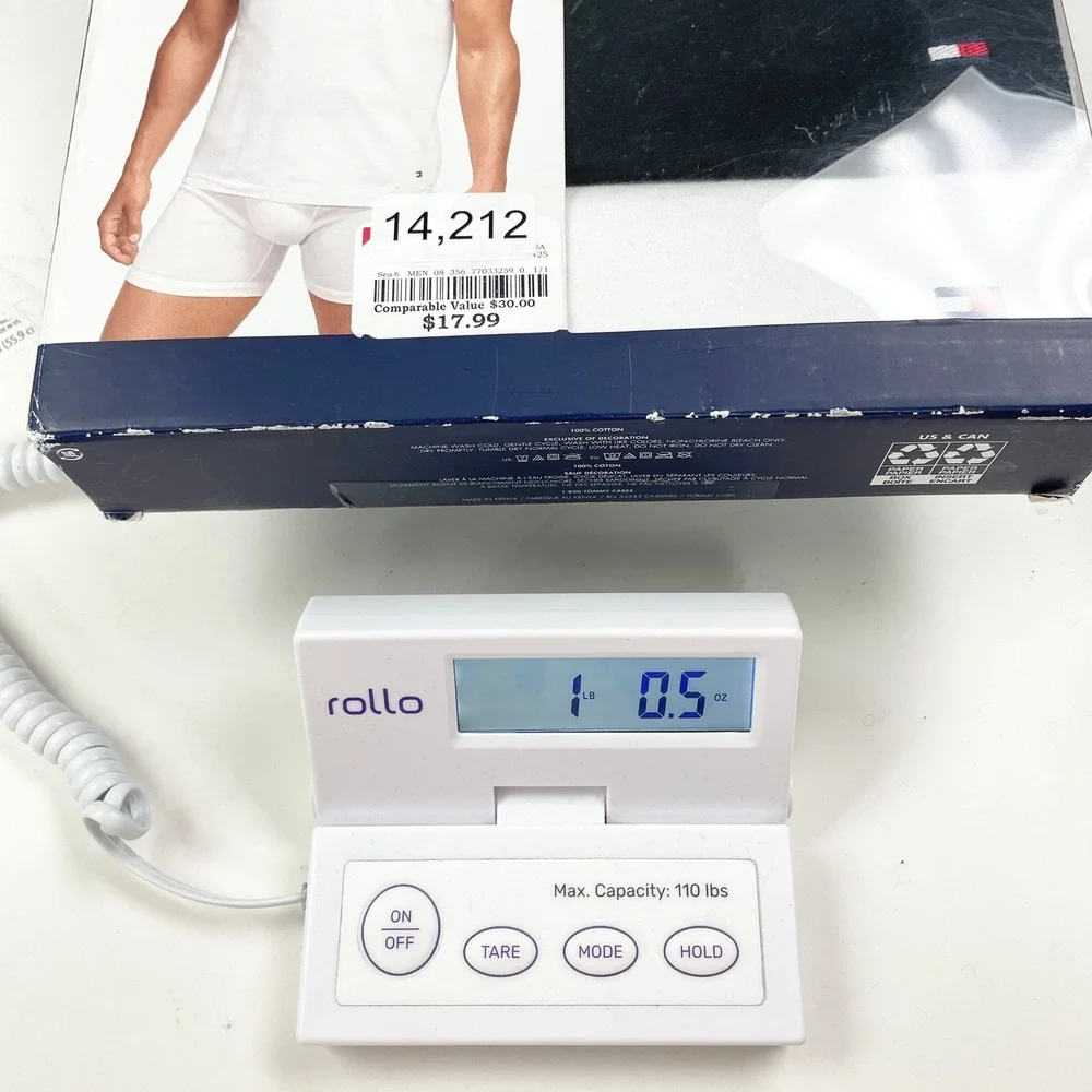 Tommy Hilfiger Mens T Shirt‎ Pack Size Small Classic Preppy Minimalist Clean